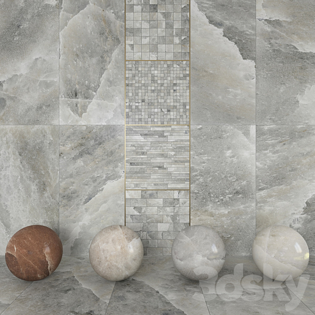 Contemporary Design CERIM Rock Salt Decor 3ds Max - thumbnail 1