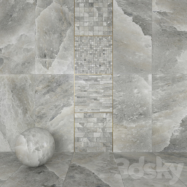 Contemporary Design CERIM Rock Salt Decor 3ds Max - thumbnail 3