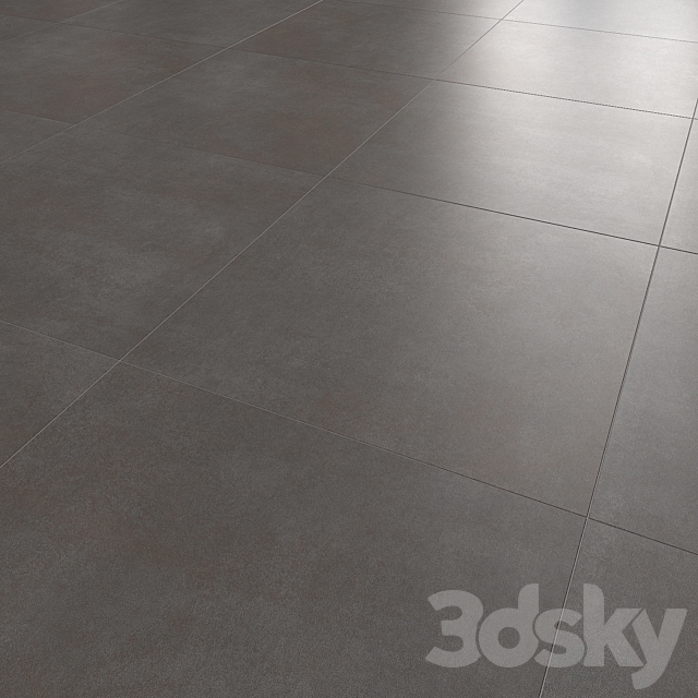 Denver Dark Gray Floor Tile 3DSMax File - thumbnail 1