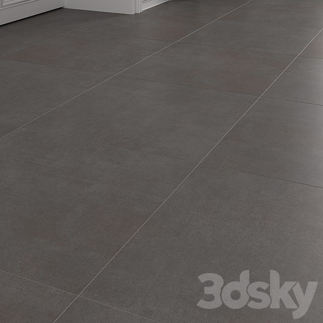 Denver Dark Gray Floor Tile 3DSMax File - thumbnail 2