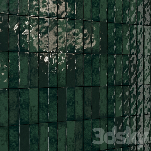 Equipe Artisan wall tiles 3DS Max Model - thumbnail 4