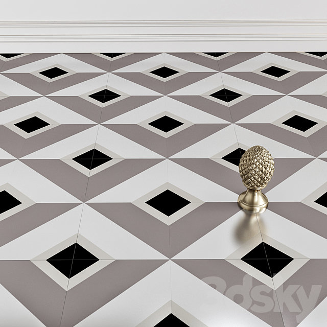 Floor tiles_2 3DSMax File - thumbnail 1