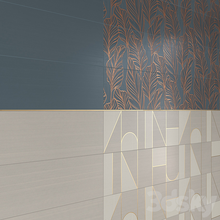 Italon Element Silk Decor 3DS Max Model - thumbnail 2