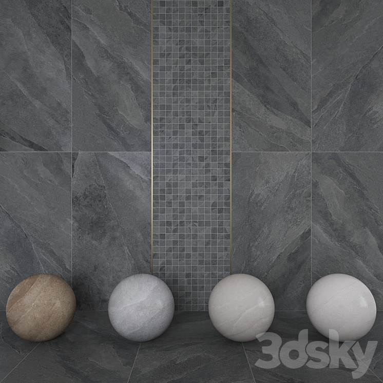 Keope UBIK Decor 3DS Max Model - thumbnail 1