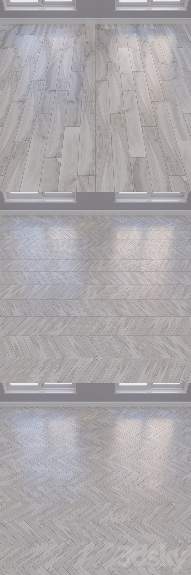 La Fabbrica KAURI floor linear chevron herringbone set1 3ds Max - thumbnail 2