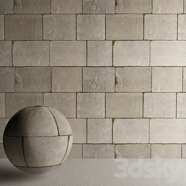 Large gray tiles 3DSMax File - thumbnail 1