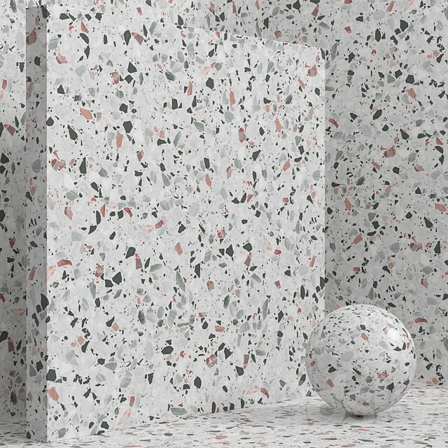 Material (seamless) – stone terrazzo quartzite set 143 3DS Max Model - thumbnail 4