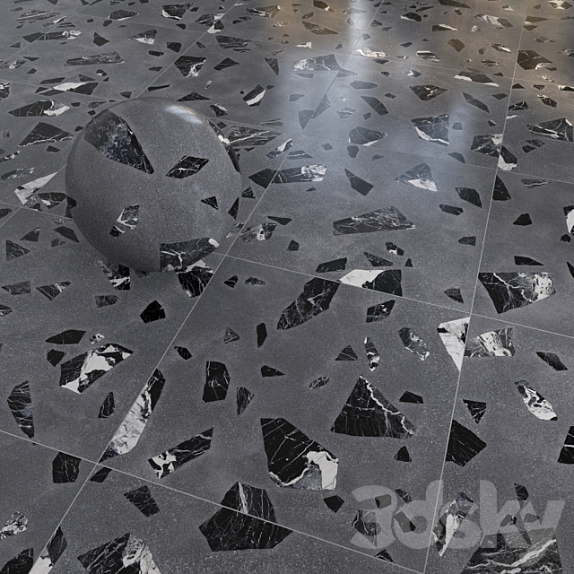 Medley rock terrazzo 3DSMax File - thumbnail 2