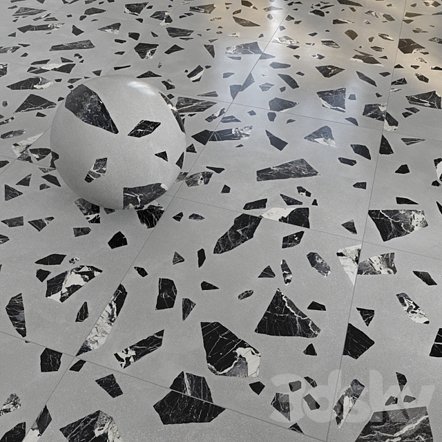 Medley rock terrazzo 3DSMax File - thumbnail 4