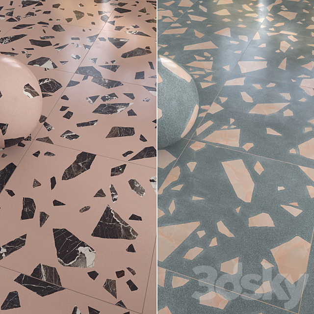 Medley rock terrazzo 3DSMax File - thumbnail 5