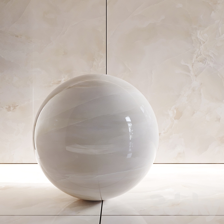 Onyx porcelain stoneware Onice Alabastrino 3DS Max - thumbnail 2