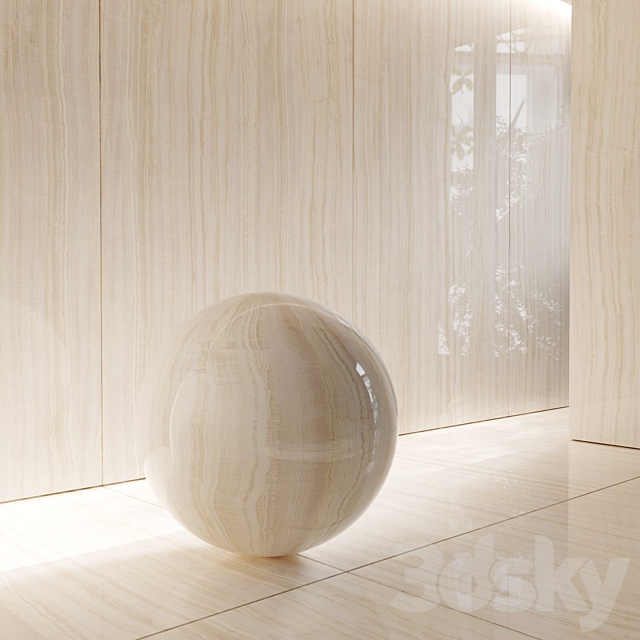 Onyx porcelain stoneware Onice avorio 3ds Max - thumbnail 3