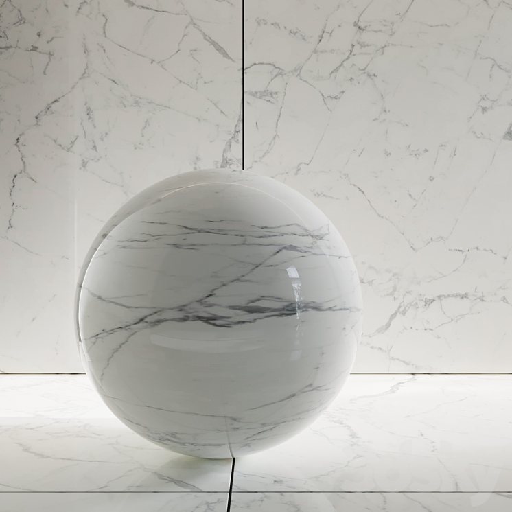 Origines Blanc Porcelain Tiles 3DS Max - thumbnail 2