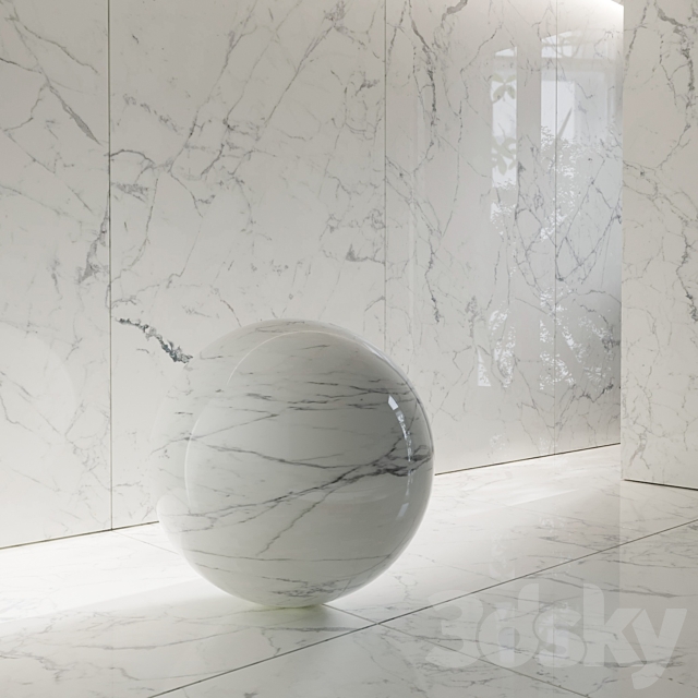 Origines Blanc Porcelain Tiles 3DSMax File - thumbnail 3