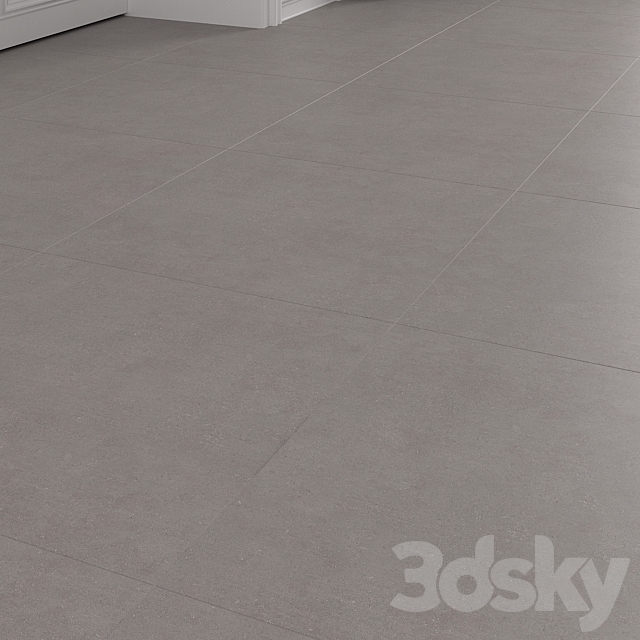 Orlando Gray Floor Tiles 3DSMax File - thumbnail 2