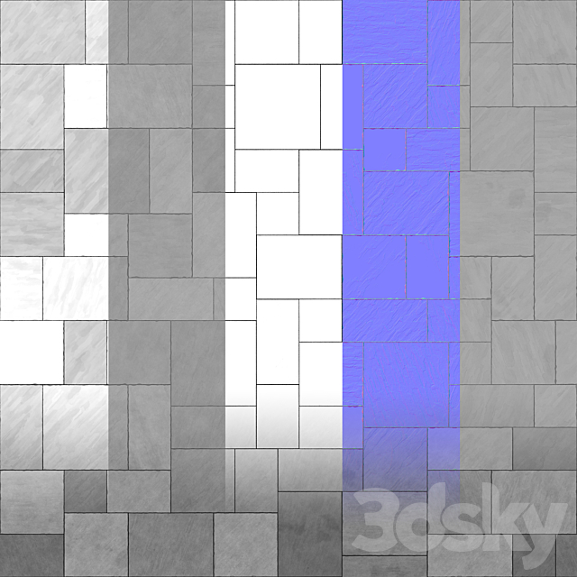 pavement 3DS Max Model - thumbnail 2