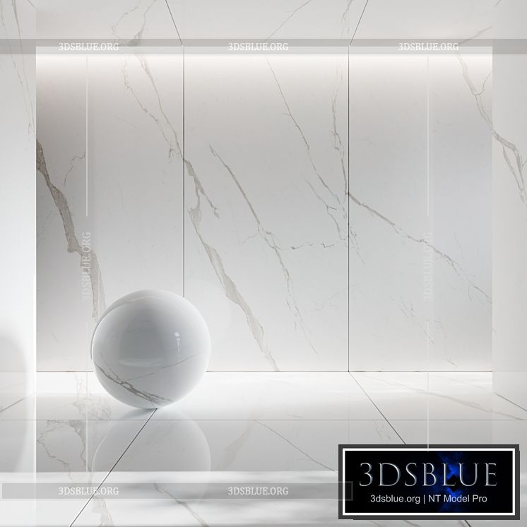 Porcelain tile Extra white 3DS Max - thumbnail 3