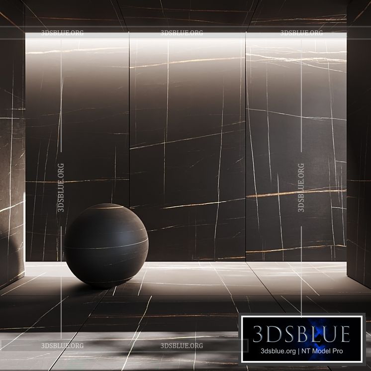 Porcelain tile Sahara noir 3DS Max - thumbnail 3