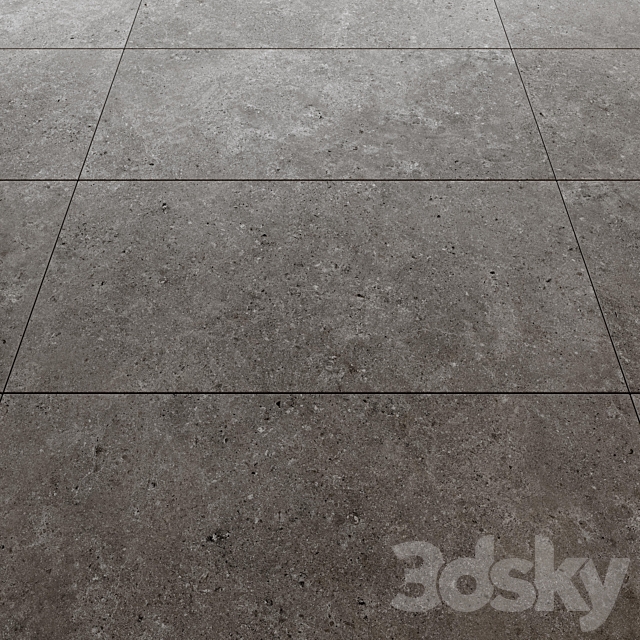 Porcelain tile Stoneland Gray 3ds Max - thumbnail 2