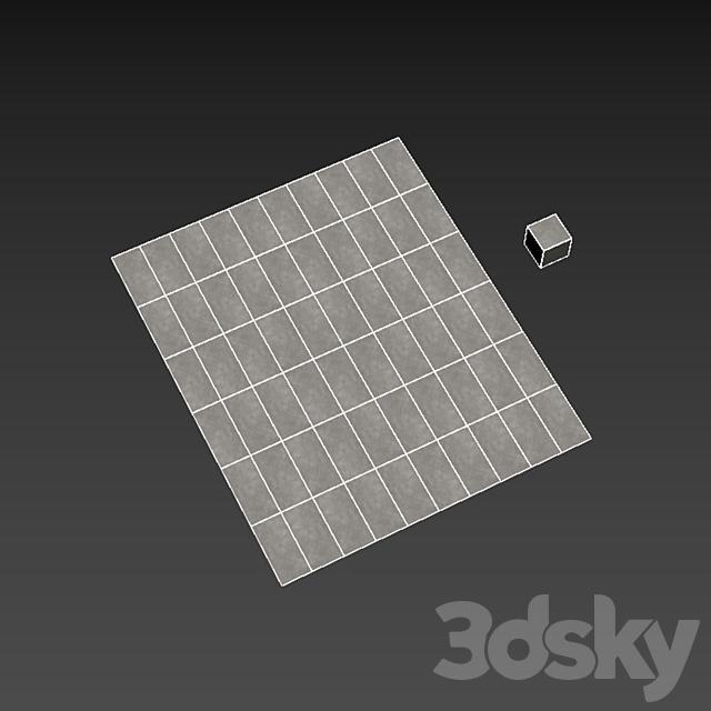 Porcelain tile Stoneland Gray 3ds Max - thumbnail 3