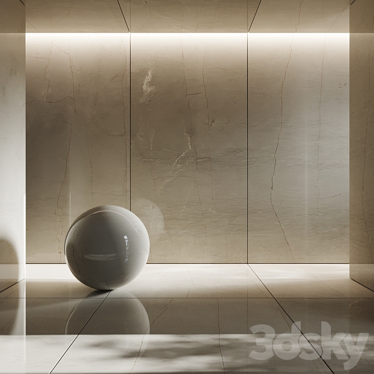 Porcelain tiles Grigio Tao 3DS Max - thumbnail 1