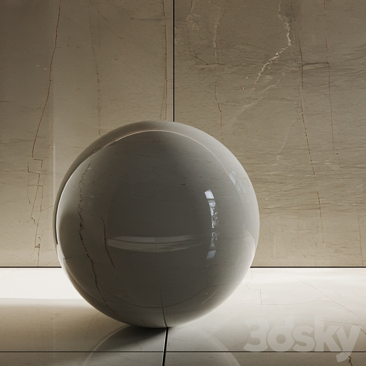 Porcelain tiles Grigio Tao 3DS Max - thumbnail 2