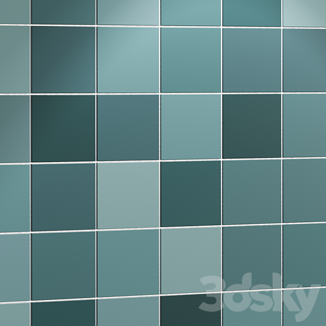 Porcelain tiles Rubik by HARMONY 3DS Max Model - thumbnail 6