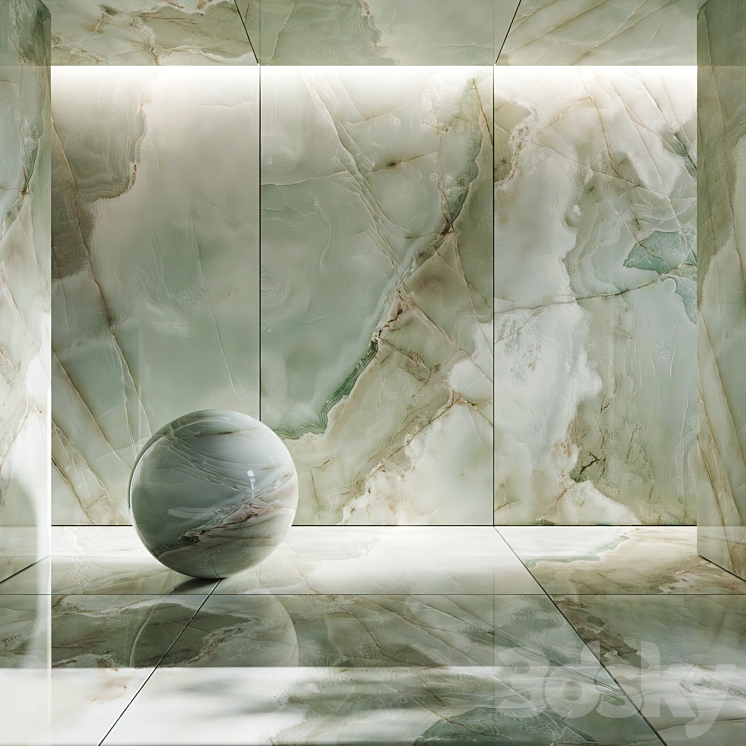 Reve Jade Porcelain Tile 3DS Max Model - thumbnail 1