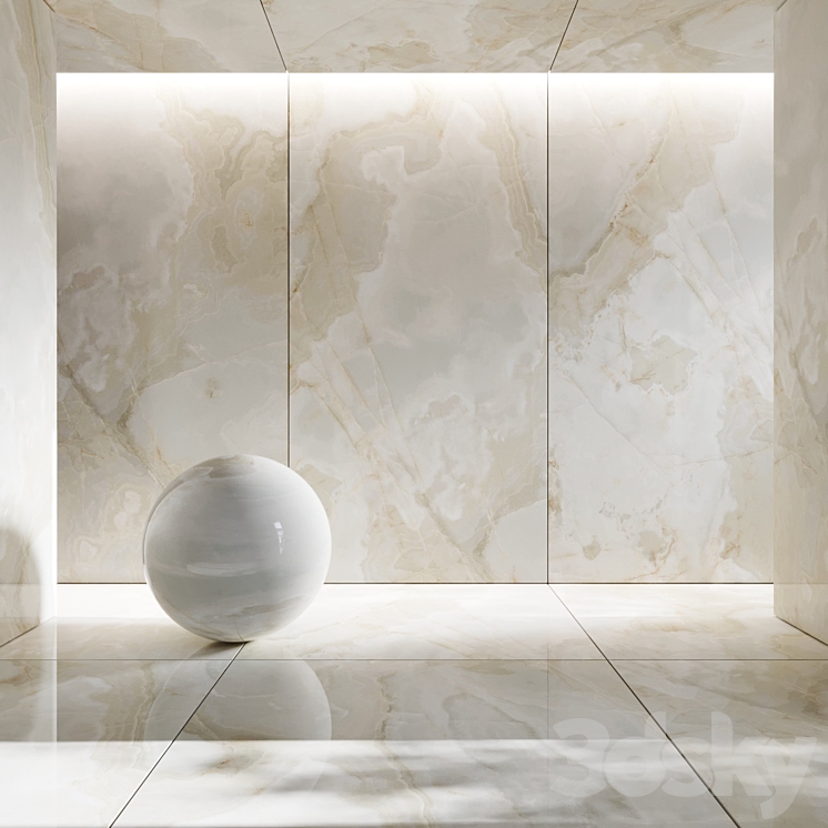 Reve Perle Porcelain Tile 3DS Max Model - thumbnail 1