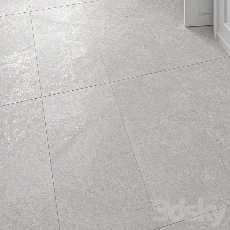 Royal Sand Gray 120 Floor Tile 3DS Max Model - thumbnail 2