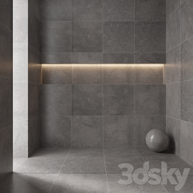 SANT AGOSTINO HIGHSTONE GRAY 3ds Max - thumbnail 2