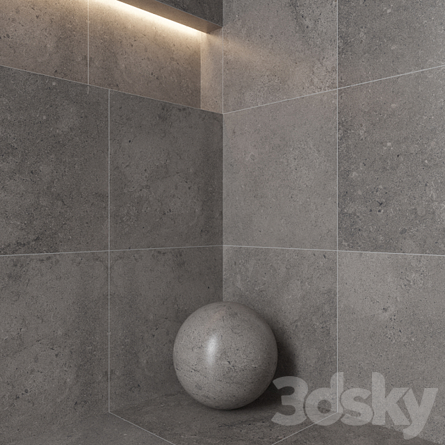 SANT AGOSTINO HIGHSTONE GRAY 3ds Max - thumbnail 3