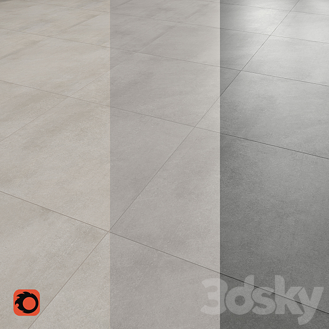 Shadow floor tiles 3ds Max - thumbnail 1