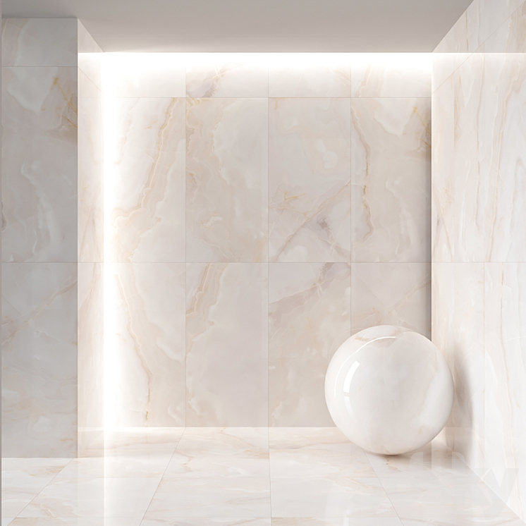 Teo Onice pearl Floor\/Wall Tile 3DS Max - thumbnail 2