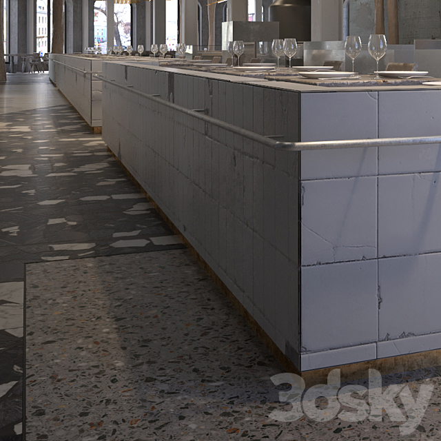 Terrazzo.Breccia.Mosaic.Marble.Seamless texture. 3DS Max Model - thumbnail 3