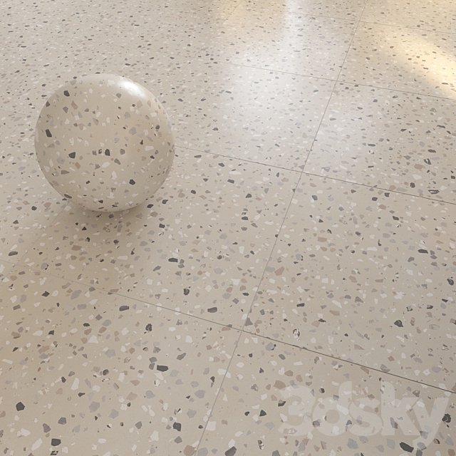 Terrazzo set3 3DS Max Model - thumbnail 3