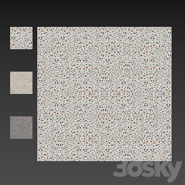 Terrazzo set3 3DS Max Model - thumbnail 5