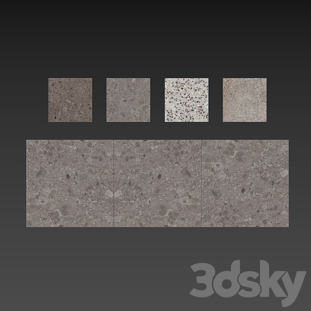 Terrazzo set5 3DS Max Model - thumbnail 6