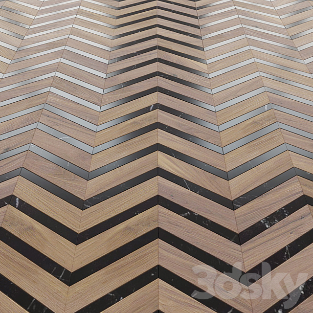 Tile Atlas Concorde. Marble Chevron 3DSMax File - thumbnail 3