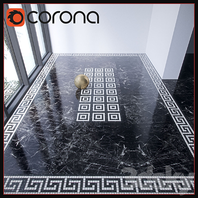 Tile collection Marvel Pro Floor Design 3DS Max Model - thumbnail 2