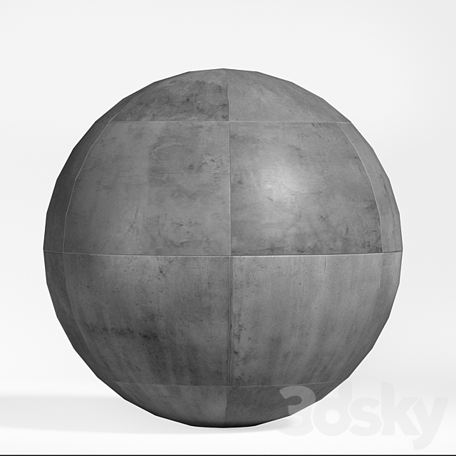 Tile concrete 3DS Max Model - thumbnail 2