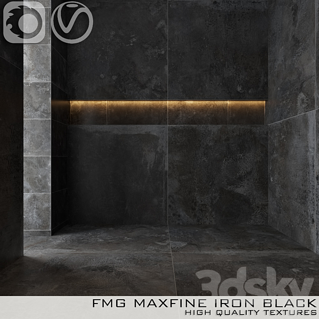 Tile FMG IRON BLACK 3ds Max - thumbnail 1