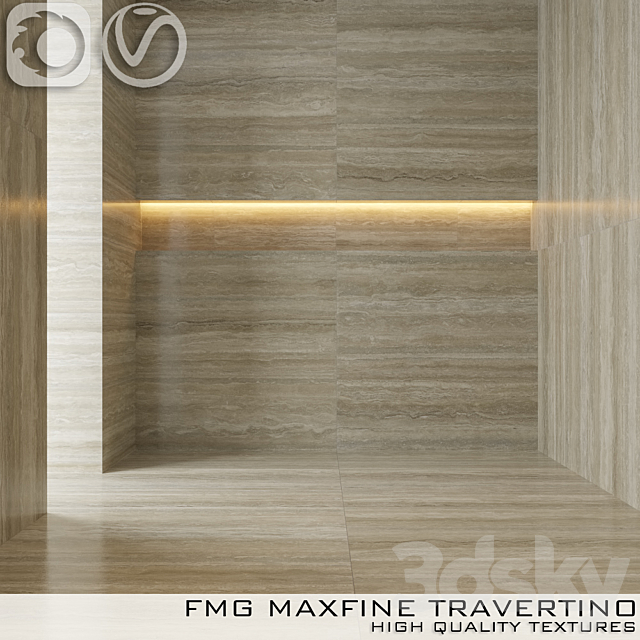 Tile FMG TRAVERTINO 3ds Max - thumbnail 1