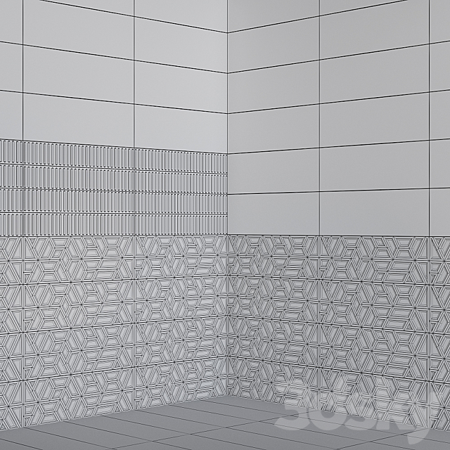 Tile Paloma 3DS Max Model - thumbnail 3