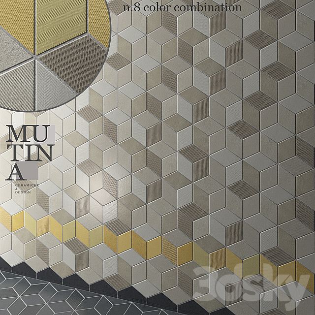 Tile TEX by Mutina – set 02 3DSMax File - thumbnail 1