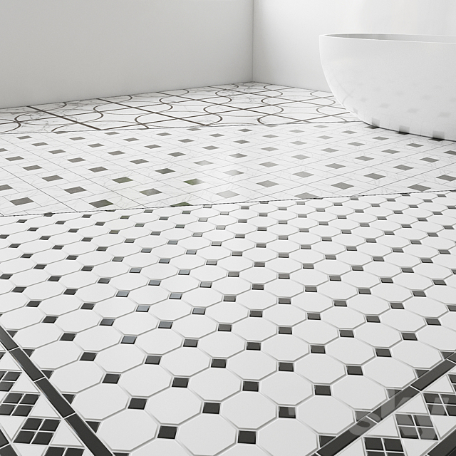 Tiles. Set 1 3DS Max Model - thumbnail 2