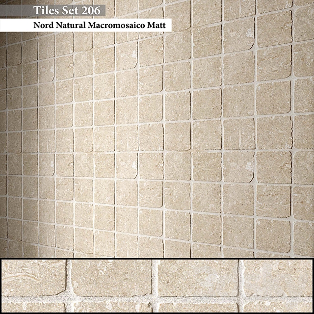 Tiles set 206 3ds Max - thumbnail 1