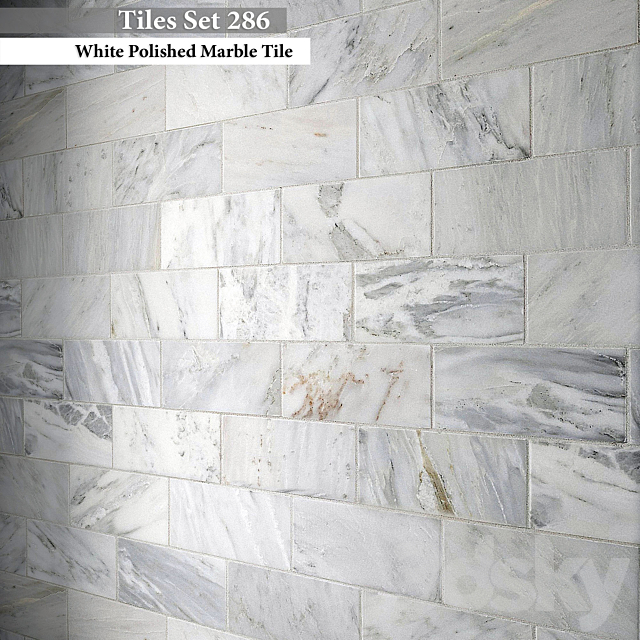 Tiles set 286 3ds Max - thumbnail 1