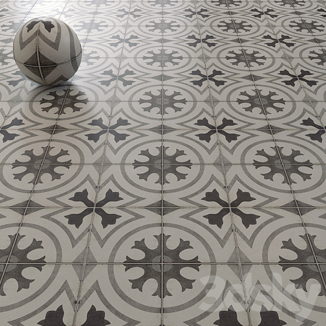 Tiles set 379 3ds Max - thumbnail 3