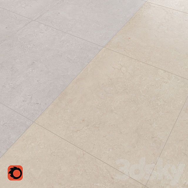 Tivoli Collection floor tile 3ds Max - thumbnail 2